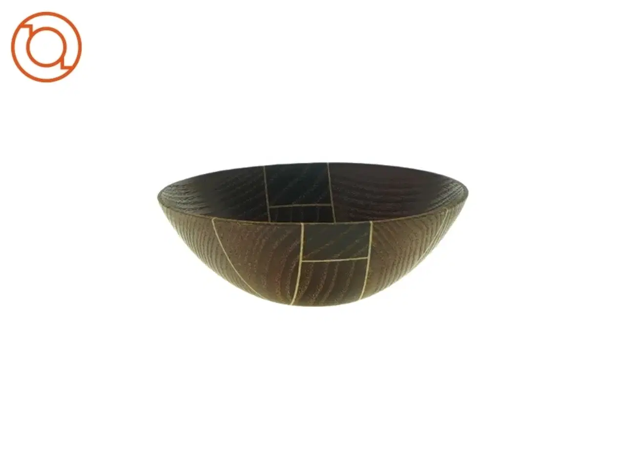 Billede 1 - Skål i mørkt træ.