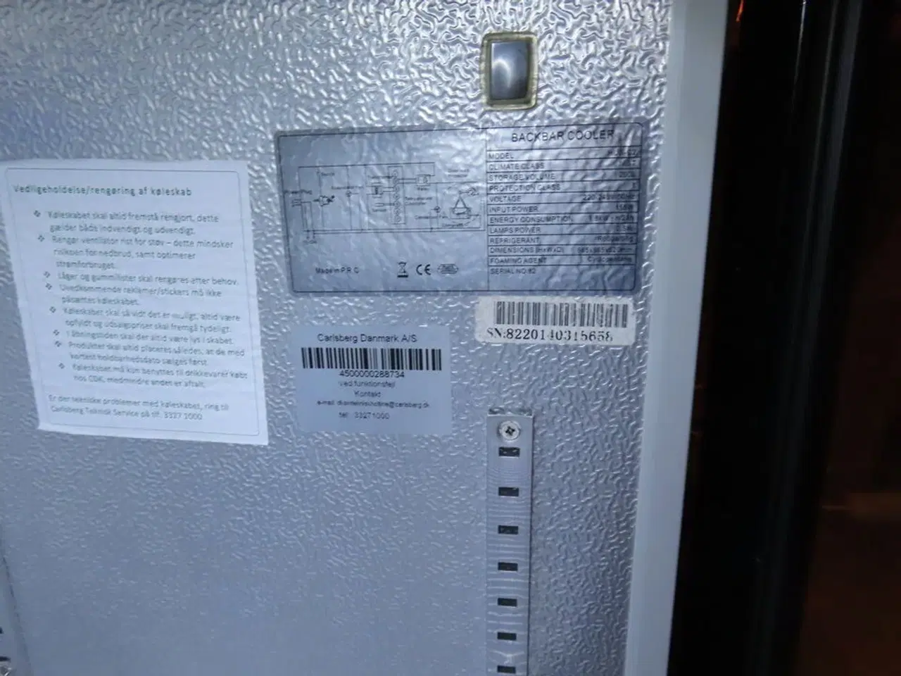 Billede 5 - Displaykøleskab, BACKBAR COOLER HUS-C2