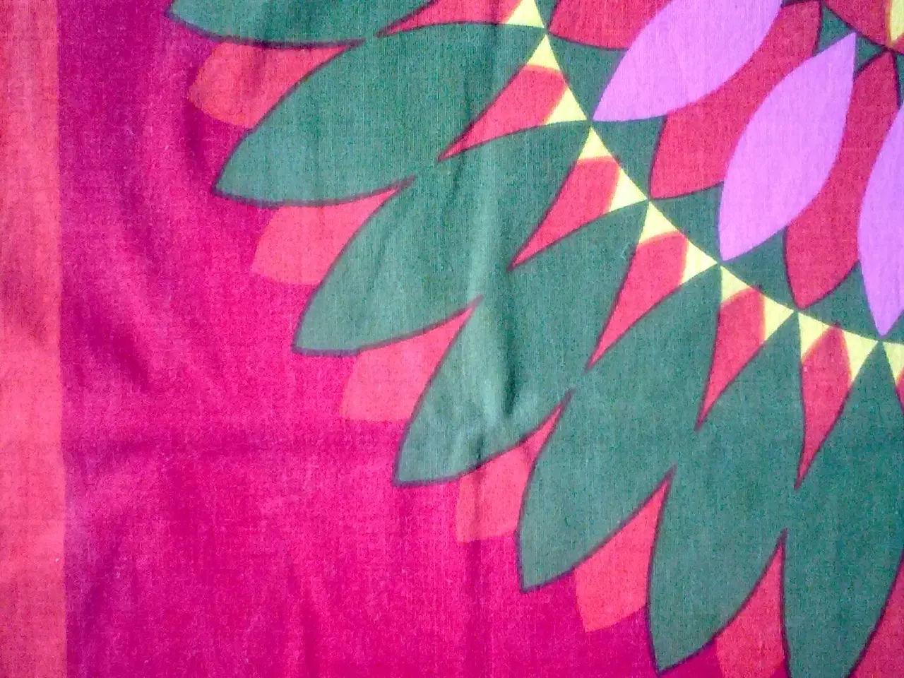 Billede 1 - Tekstil print RETRO dug NORDISK design signeret