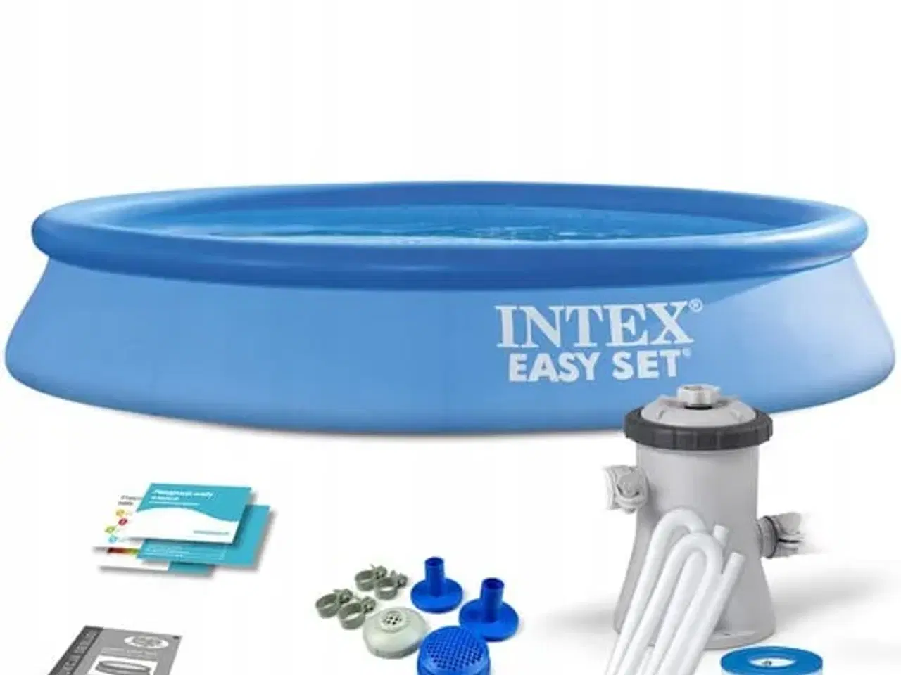 Billede 1 - INTEX - Easy Set Pool Set m/12V Filter Pumpe