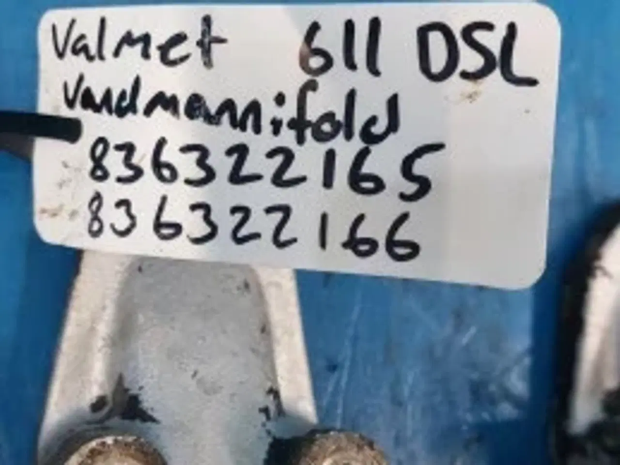 Billede 2 - Valmet 611 DSL Vand Manifold 836322165