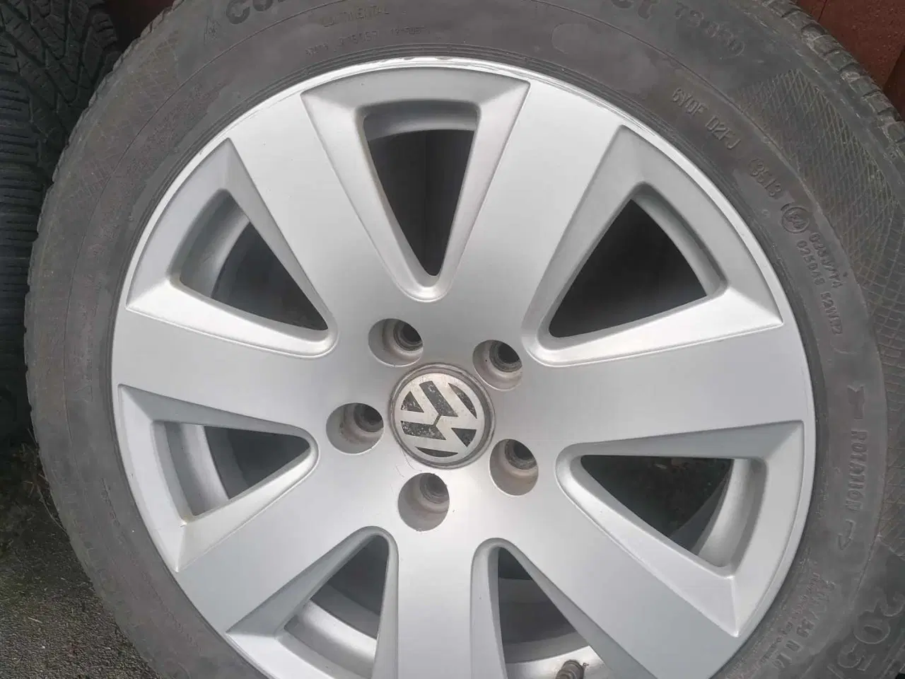 Billede 5 -  Vw fælge 16" 5x112 m. Helårsdæk