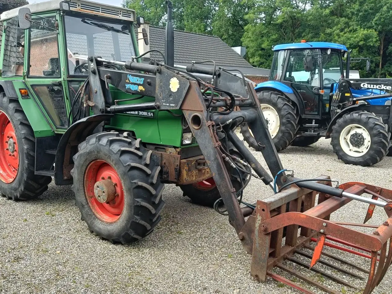 Billede 3 - Fendt 308 LSA med frontlæsser (momsfri)
