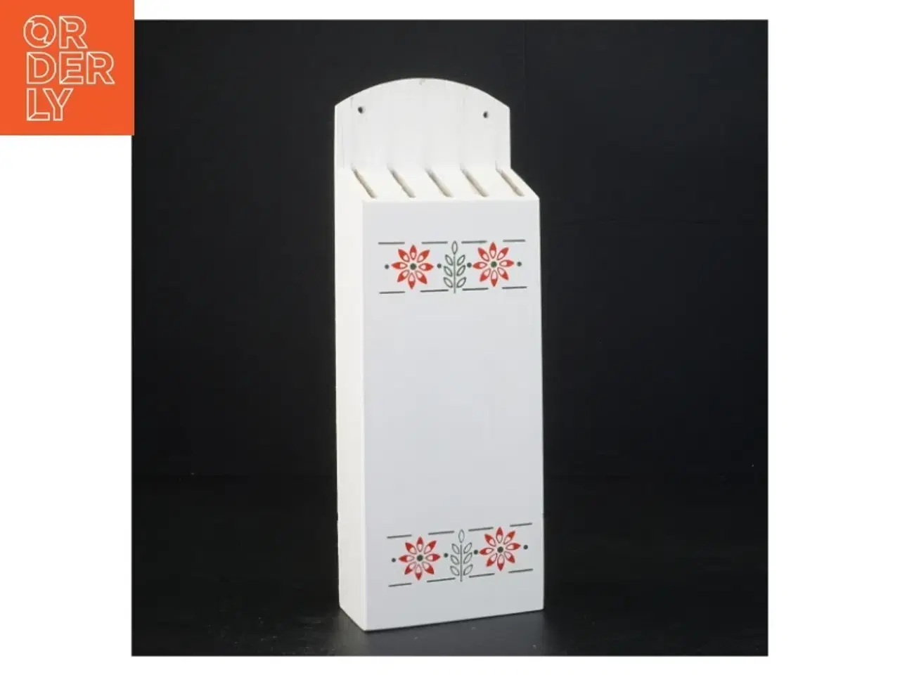Billede 1 - Vintage Træ knivblok (str. 28 x 10 x 5 cm)