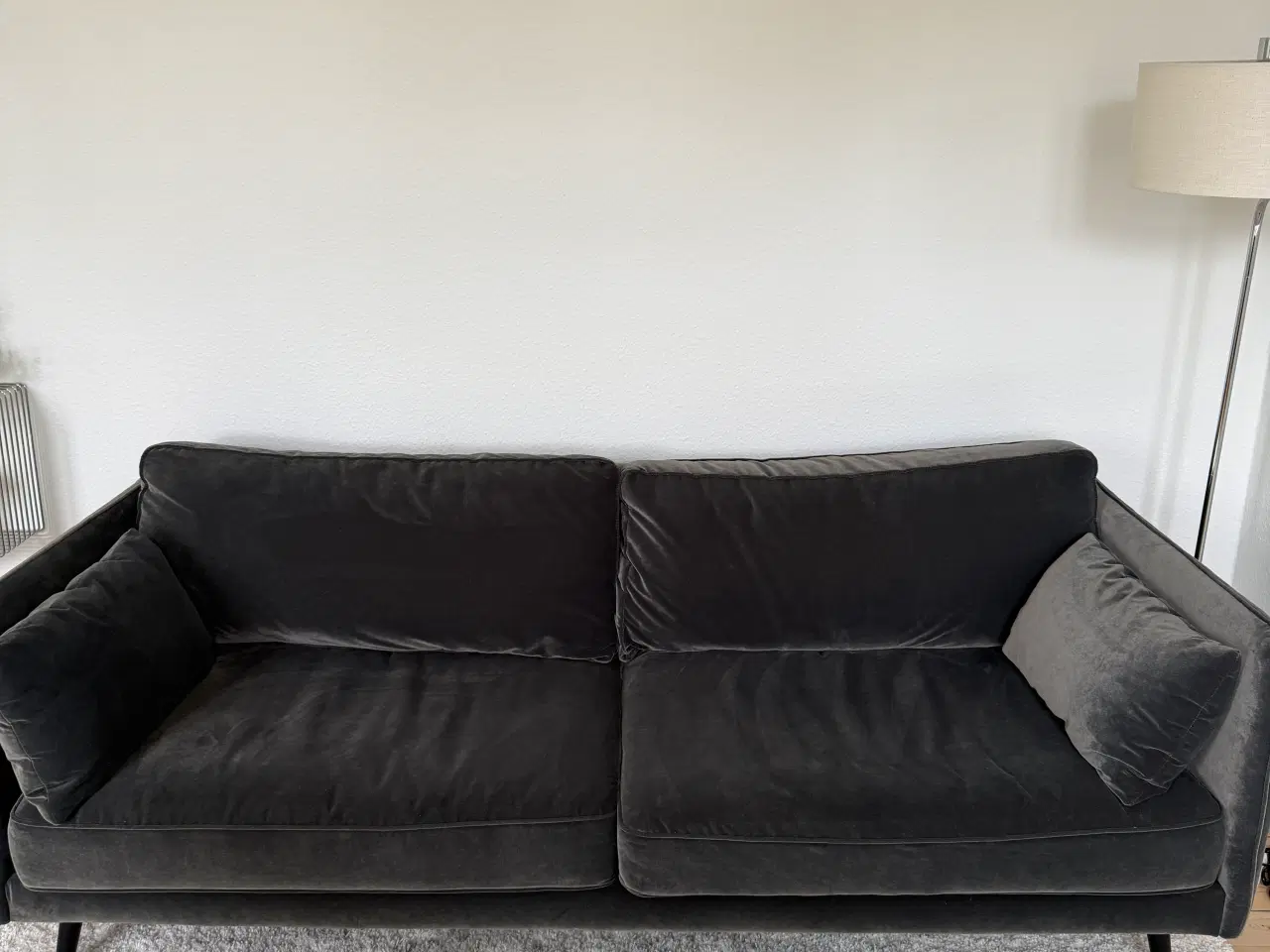 Billede 2 - 3-personers veloursofa 
