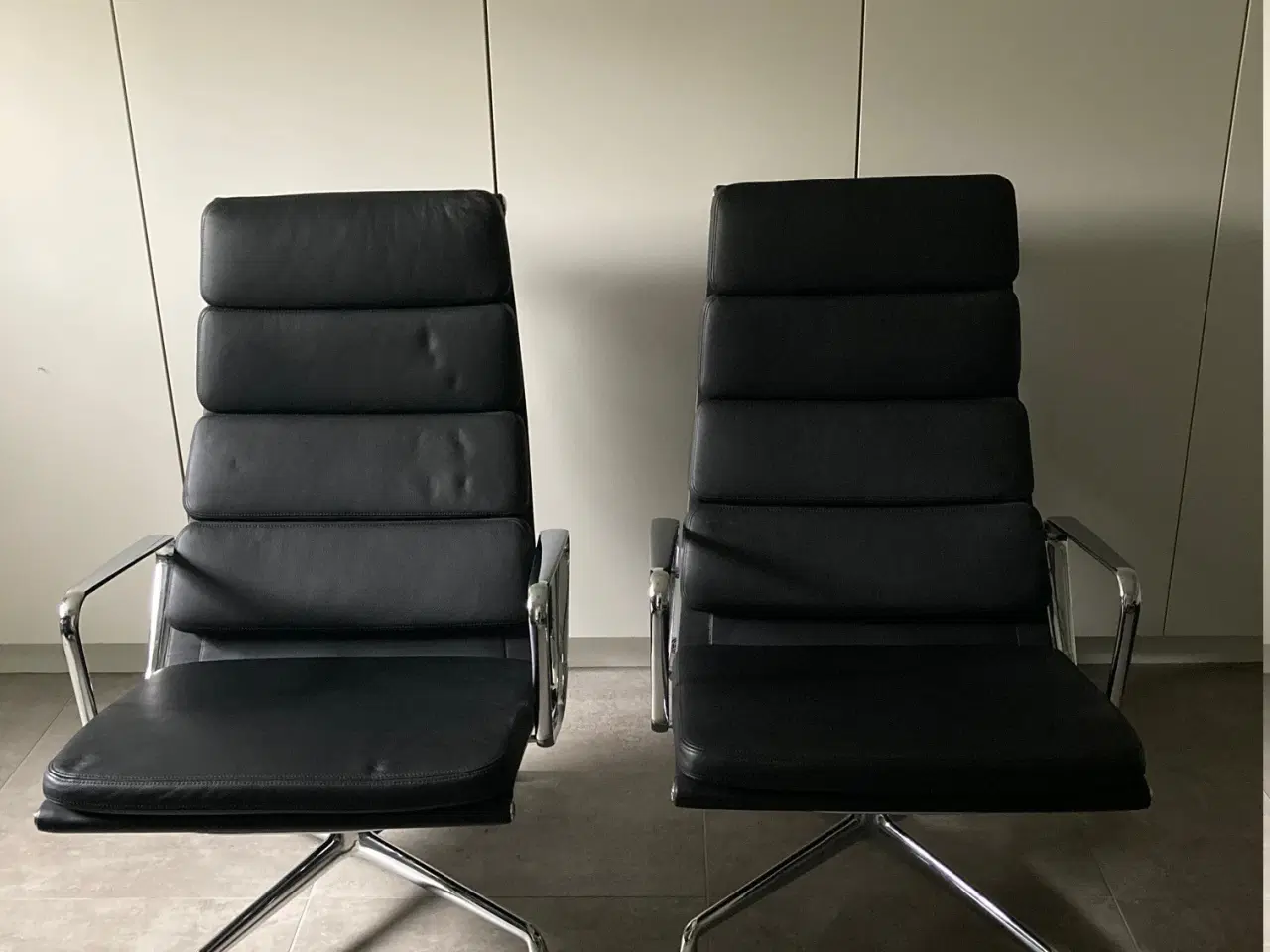 Billede 1 - Eames loungestol, model EA-222 Softpad