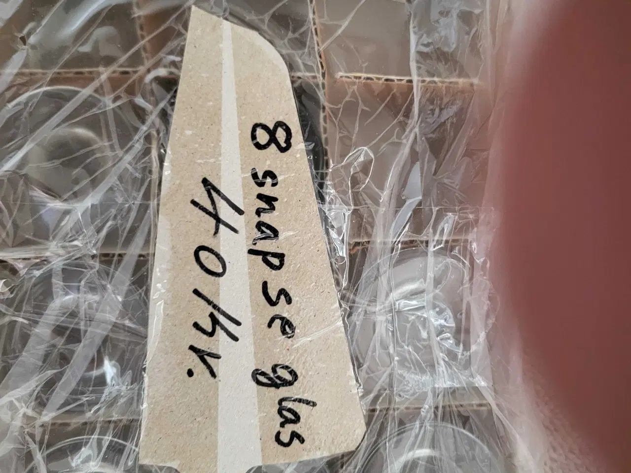 Billede 4 - 8 Sherryglas/snapseglas nye. Drikkedunk. Ny