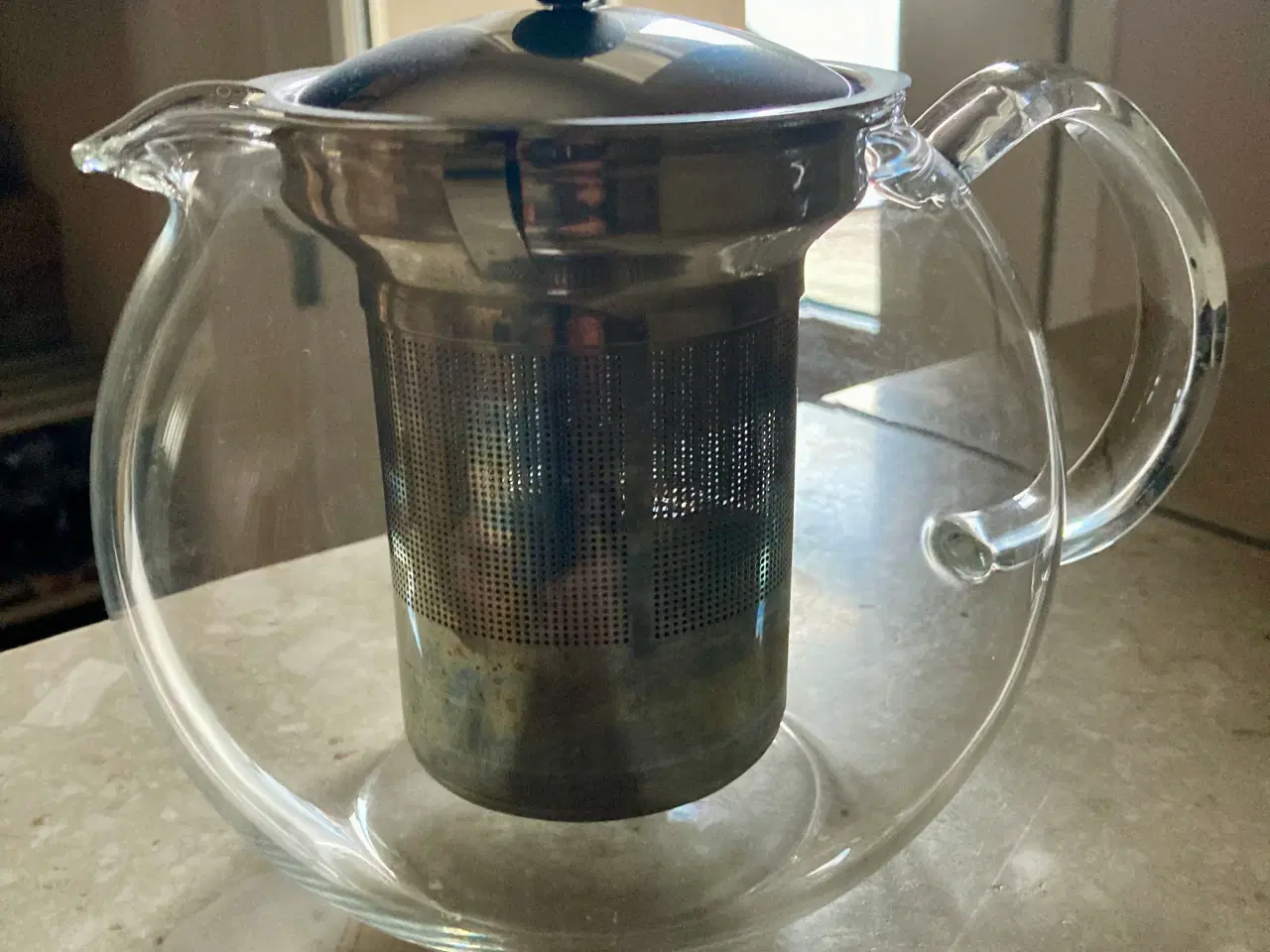 Billede 3 - Bodum Tekande med indbygget filter i glas og rustf