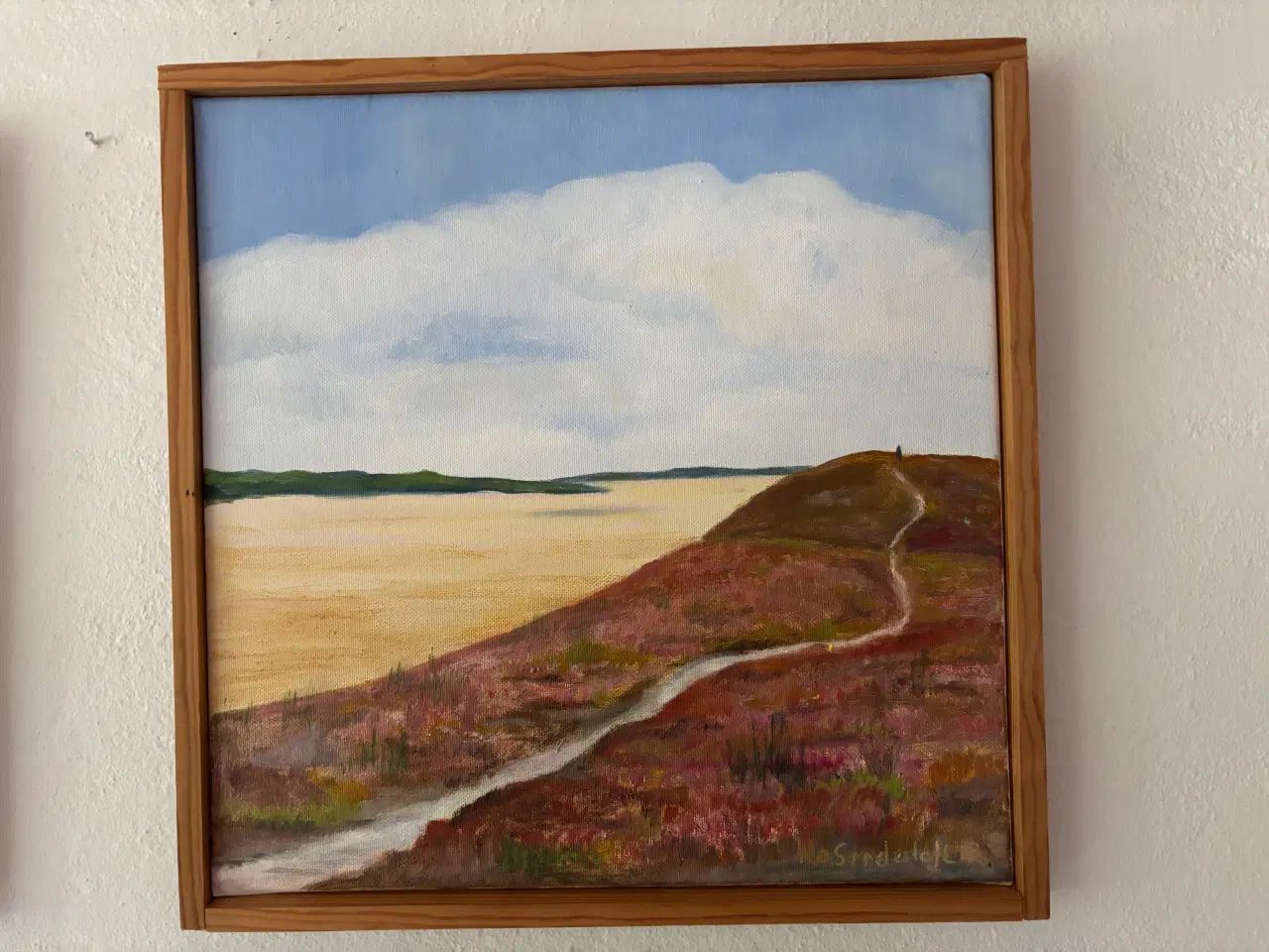 Billede 4 - 2 stk malerier med motiv fra Isenbjerg. 