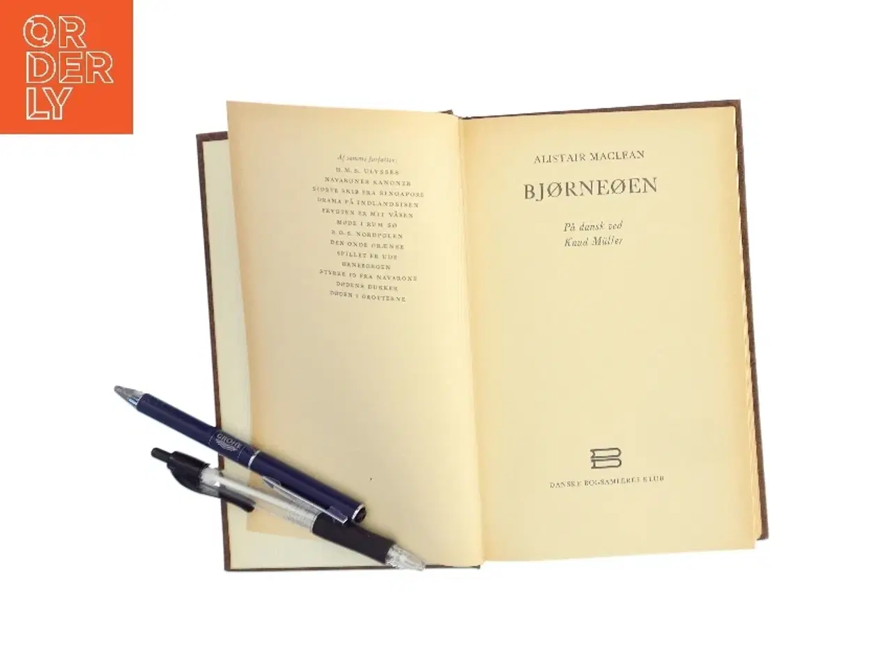 Billede 2 - Bjørneøen af Alistair MacLean (Bog)