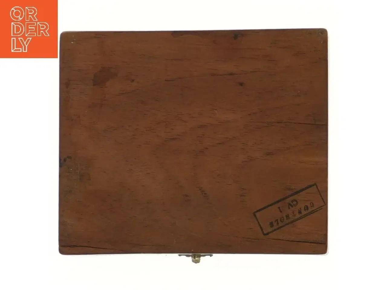 Billede 2 - Trækasse til cigarer (str. 19,5x16,5x4,5 cm)