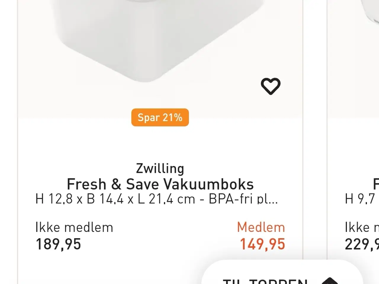 Billede 5 - Zwilling Fresh & Save Vakuumbokse 