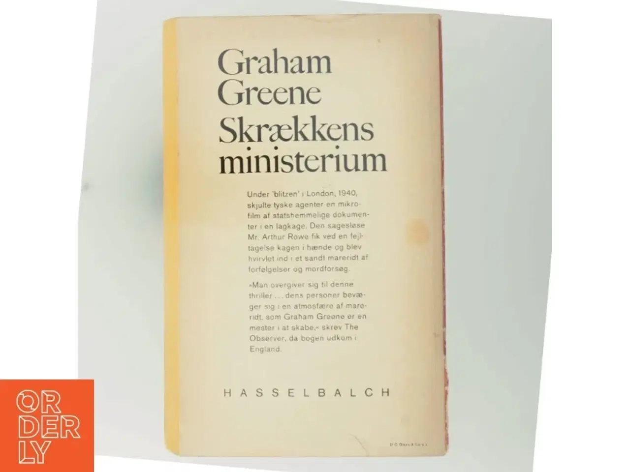 Billede 3 - Skrækkens ministerium af Graham Greene fra Hasselbalch