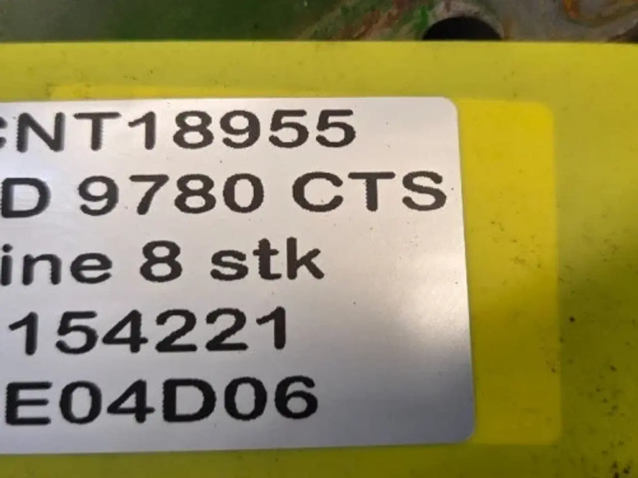 Billede 10 - John Deere 9780 Tine H154221 -8 Stk
