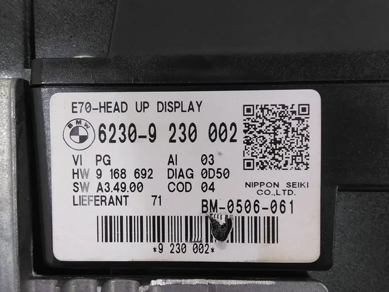 Billede 3 - Head-Up Display K14537 BMW X5 (E70) X5LCI (E70)
