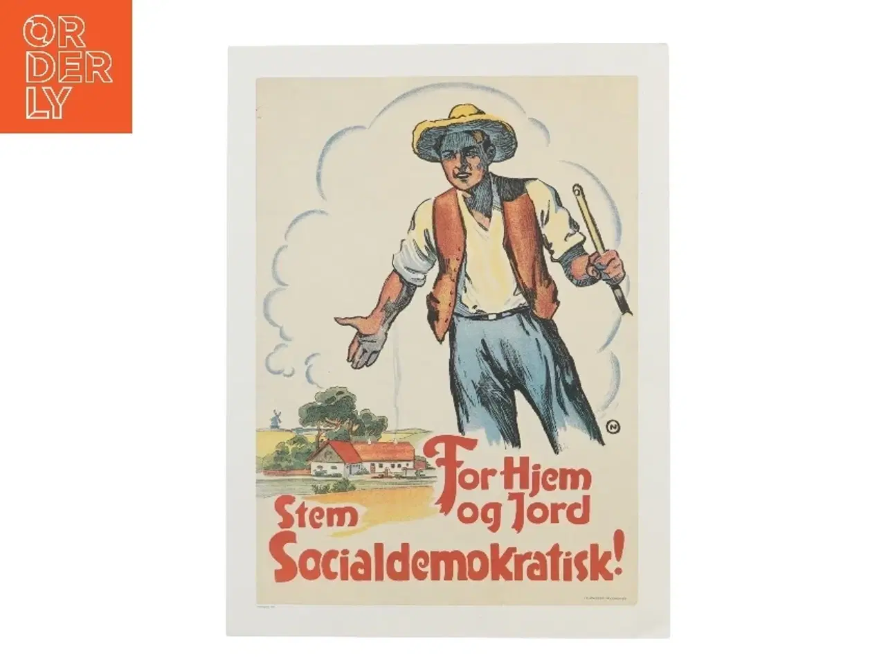 Billede 1 - Vintage plakat 40x30 cm (str. 40x30 cm)