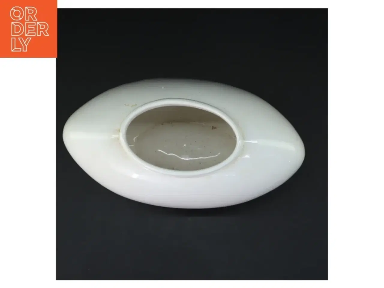 Billede 3 - Hvid porcelænvase (str. 26 cm)