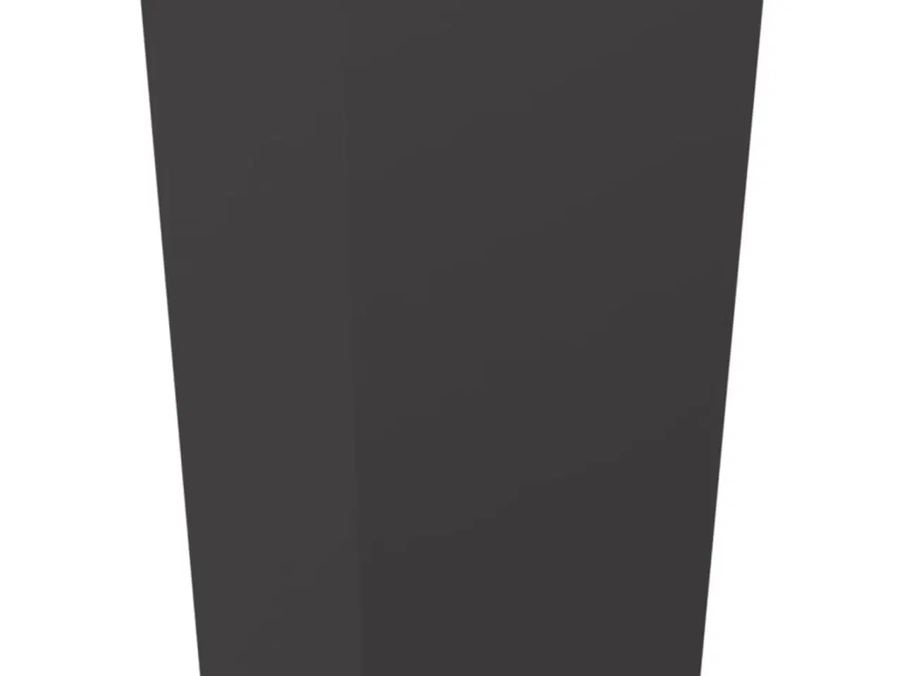 Billede 2 - Plantekrukke 45x45x75 cm stål sort