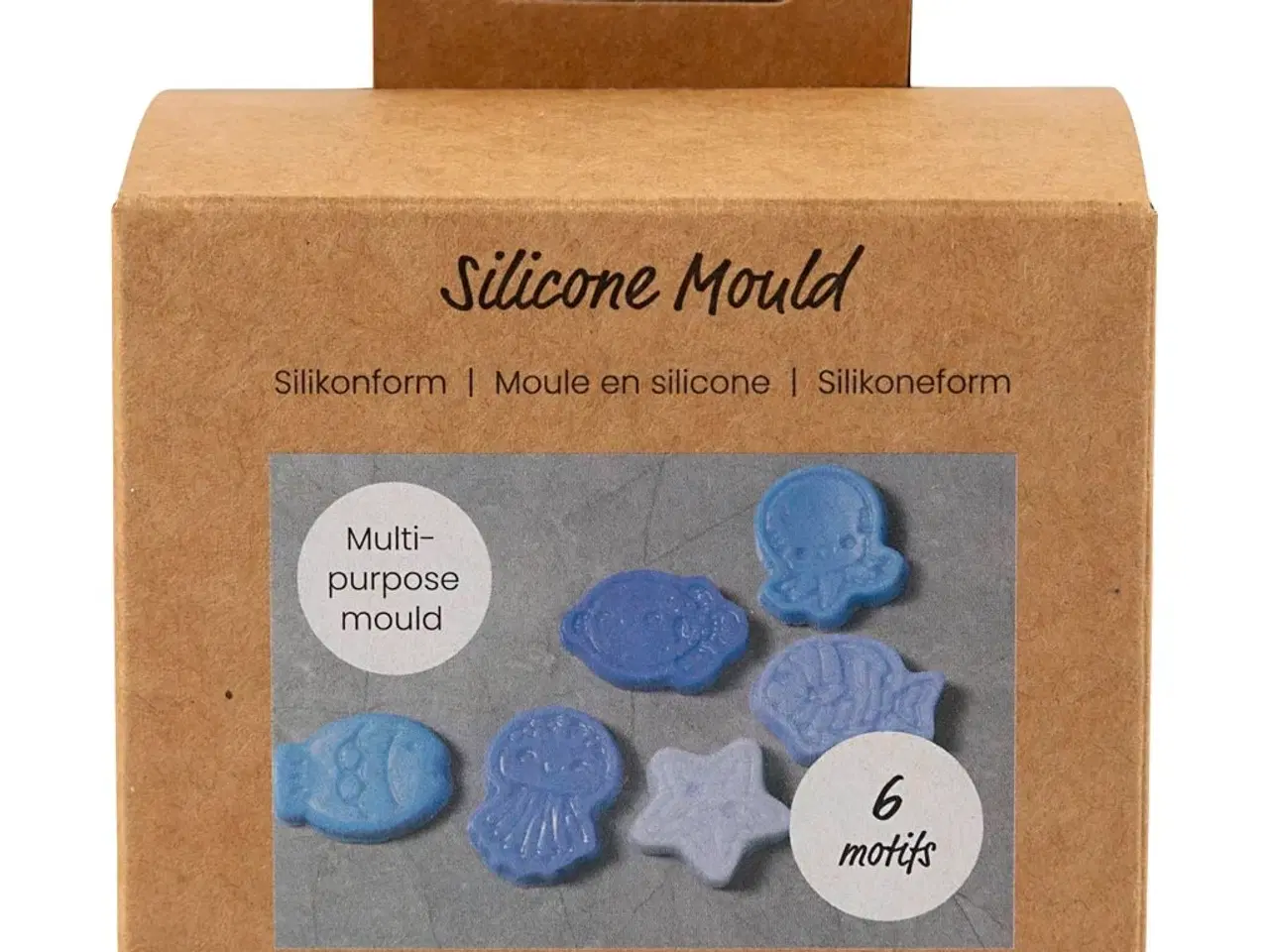 Billede 1 - Støbeform, Havtema, H: 1,2 cm, L: 4-6 cm, 6stk./ 1 pk.