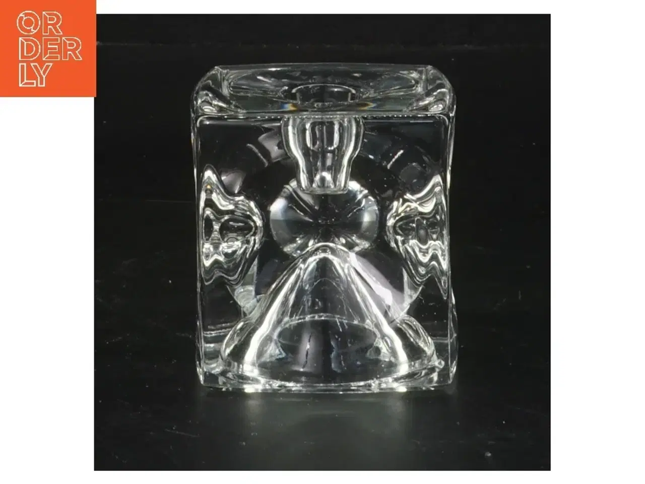 Billede 2 - Glas fyrfadsstage (str. 7x7x7 cm)