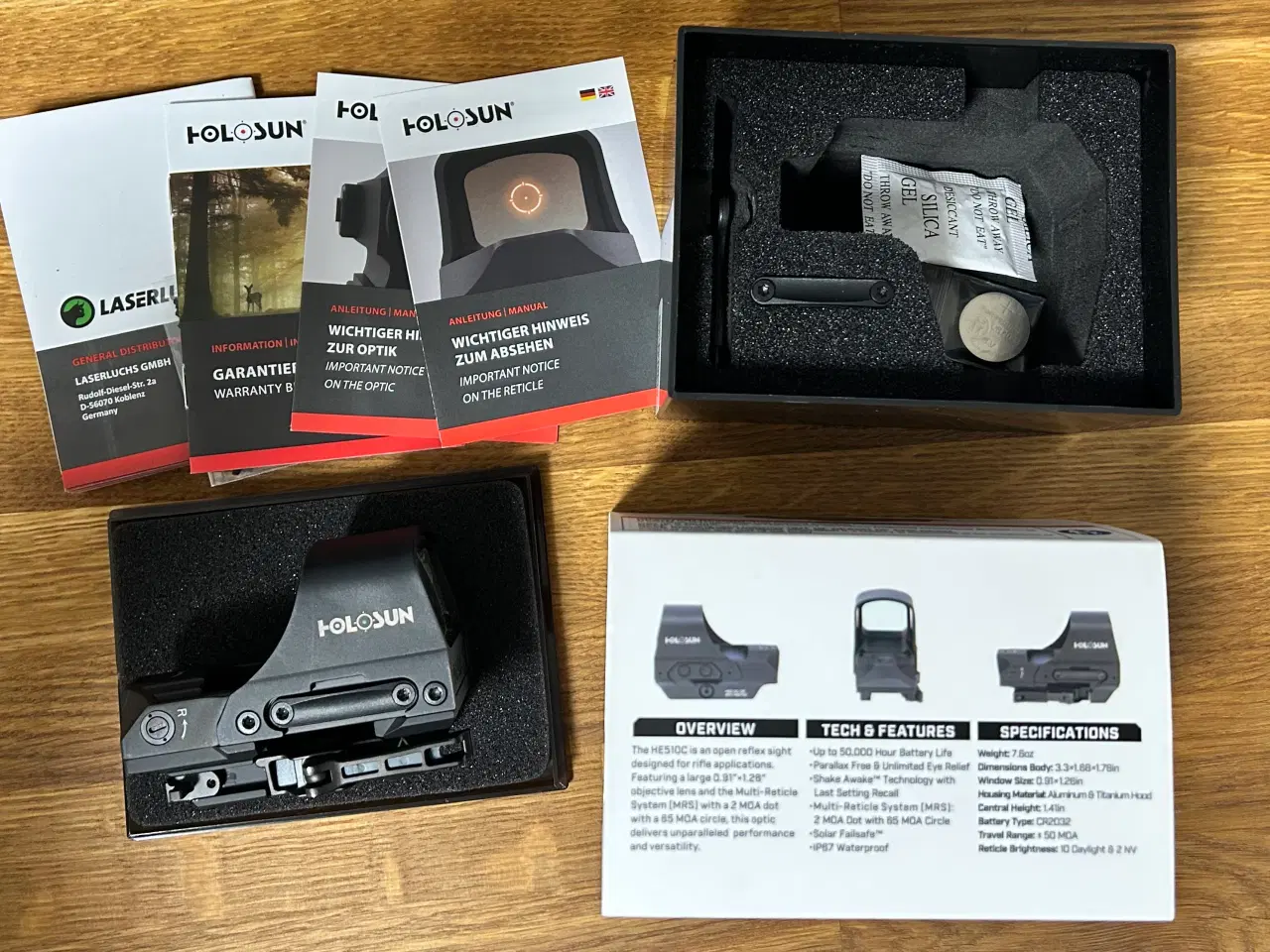 Billede 3 - Holosun 510 rødpunktssigte (grøn dot)