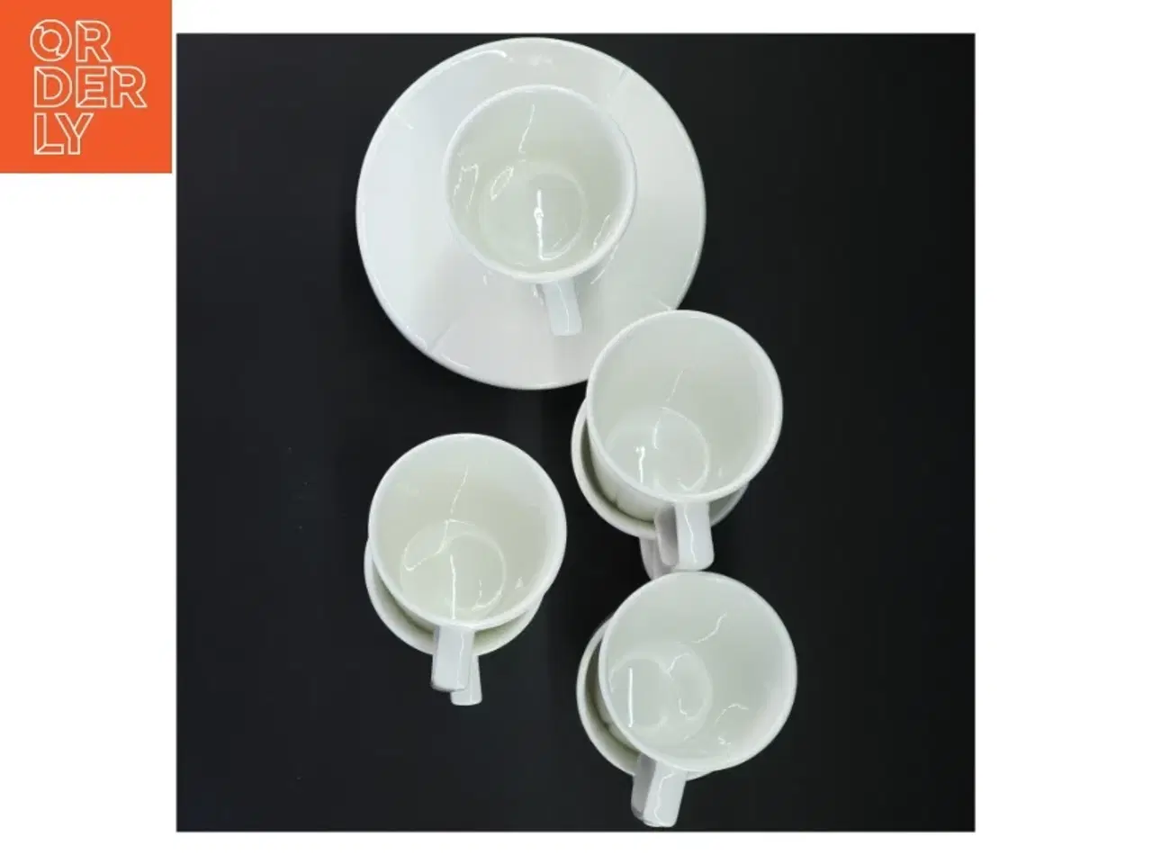 Billede 2 - Hvid krus og tallerkener sæt fra Rosenthal (str. Ø 8x11&ø17 cm)