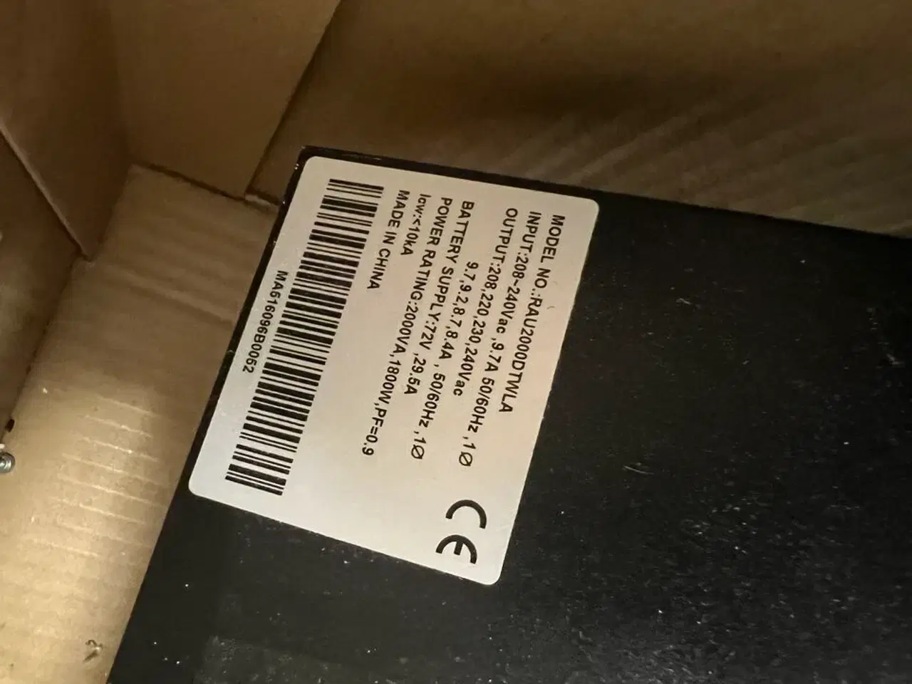 Billede 4 - UPS anlæg RAU2000DTWLA 1800W
