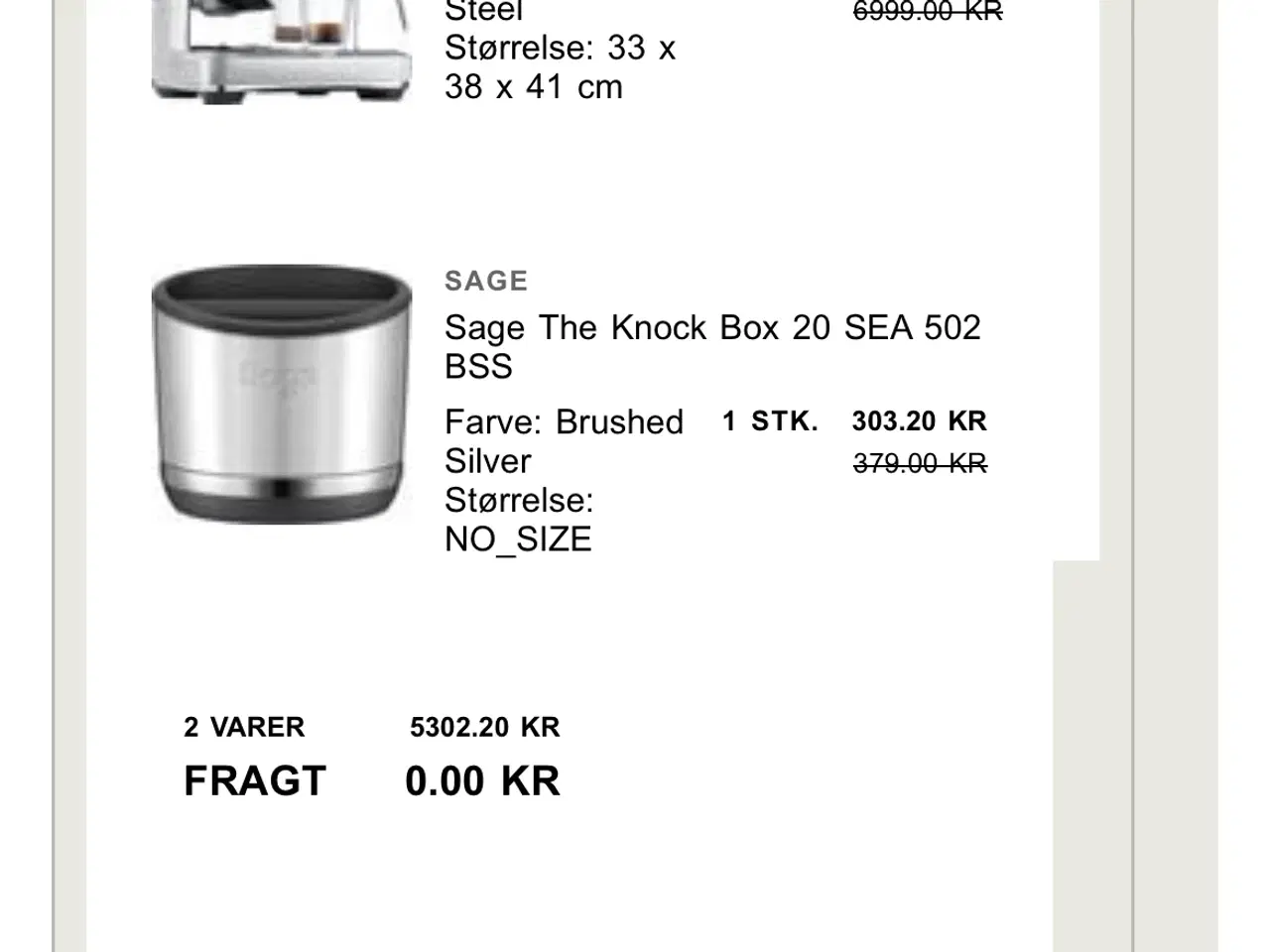 Billede 2 - Sage The Barista Express Impress Brushed Steel -NY