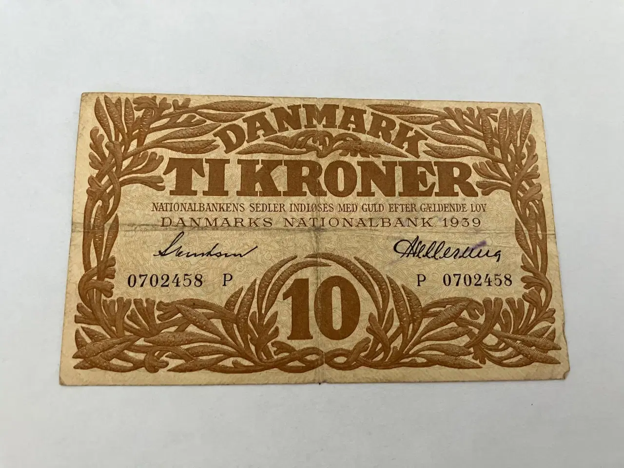 Billede 1 - 10 Kroner 1939 P