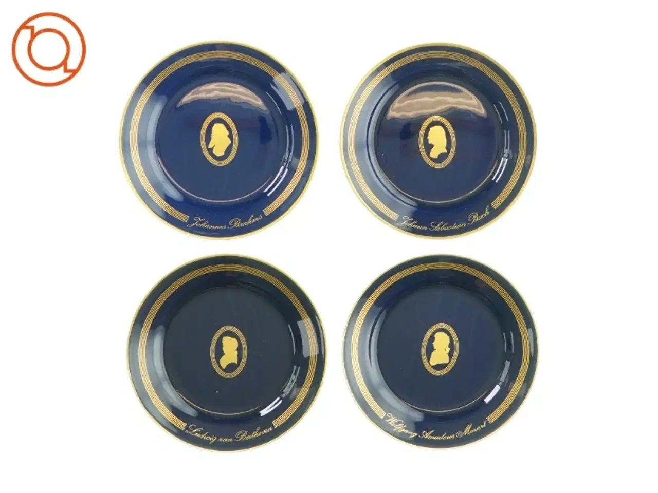 Billede 4 - Kaffe og kage sæt fra Bing & Grøndahl (4 personer)