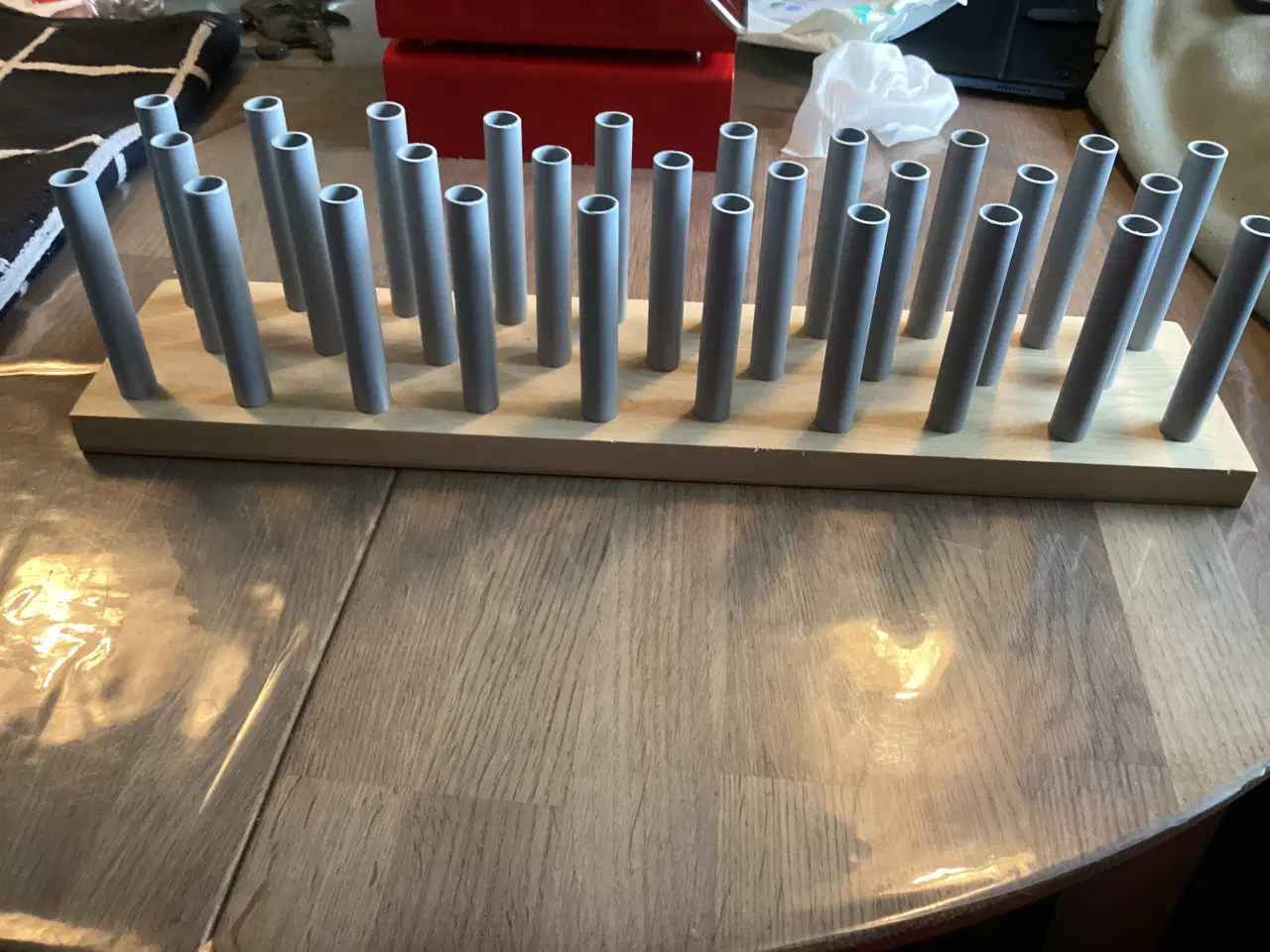 Billede 1 - Stor garnholder i træ