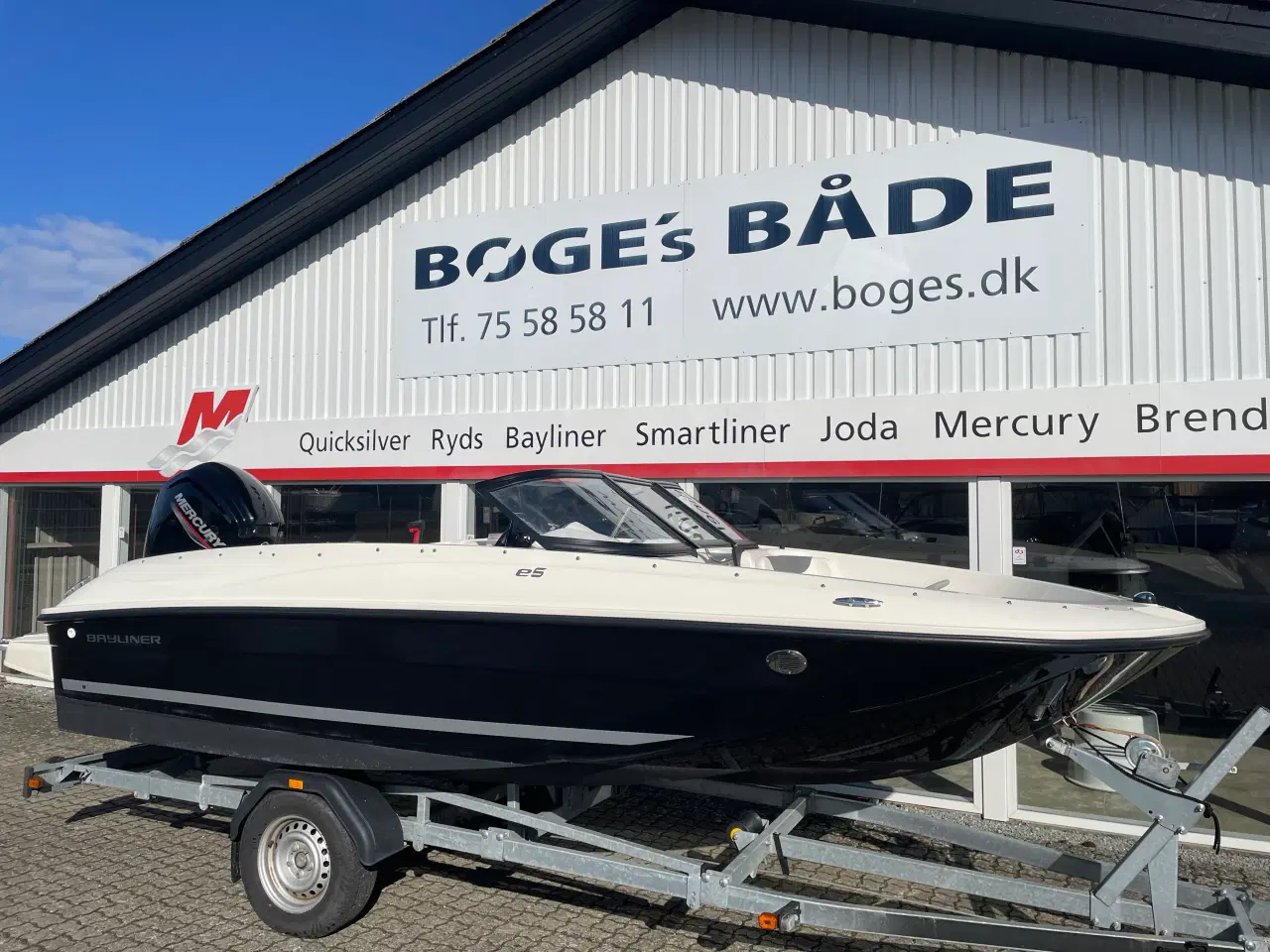 Billede 2 - E5 med Mercury F80 ELPT EFI og Brenderup 201300B