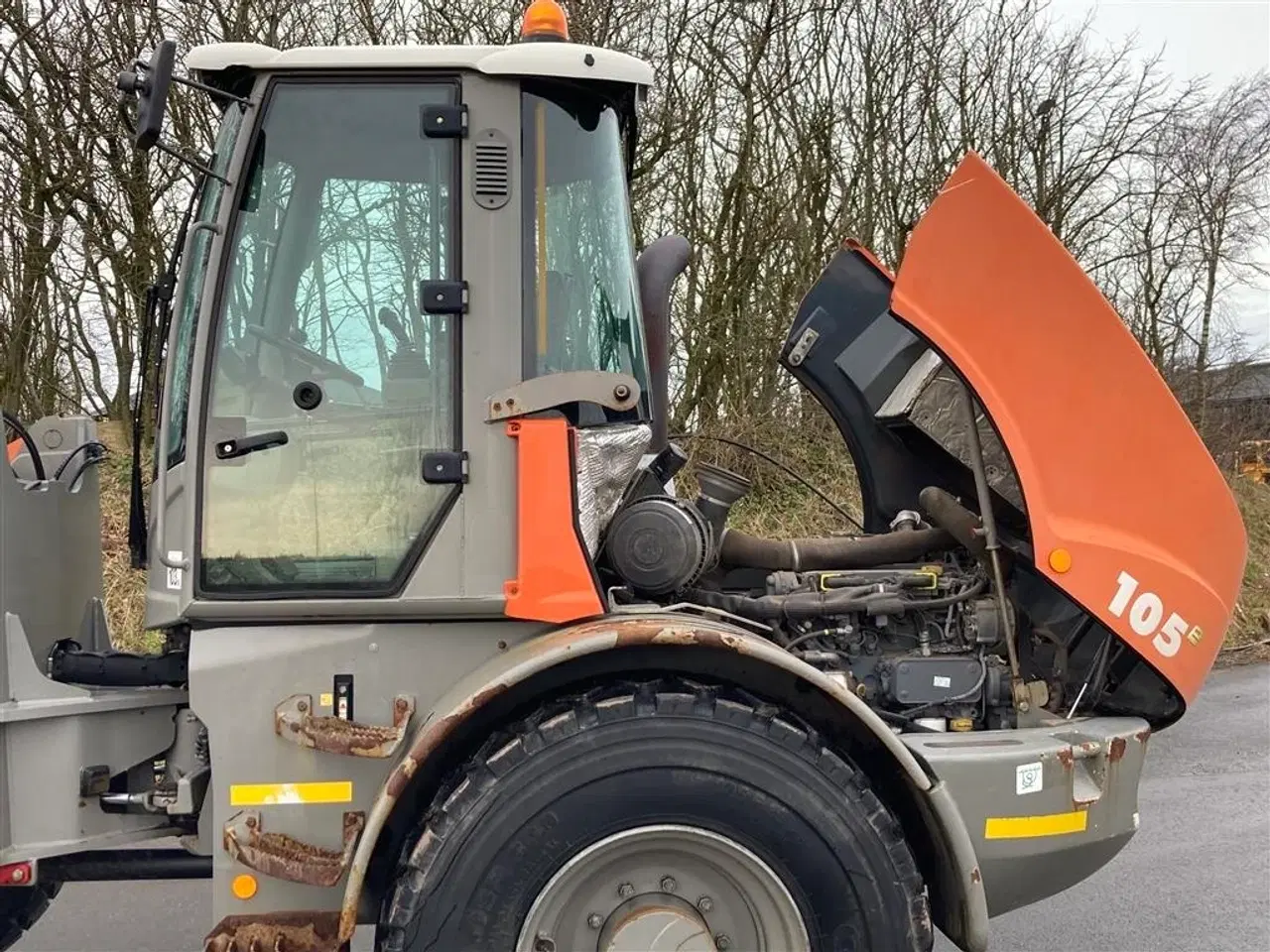 Billede 10 - Atlas 105E Weycor Hutigkobling på hydraulikudtag Centralsmøring