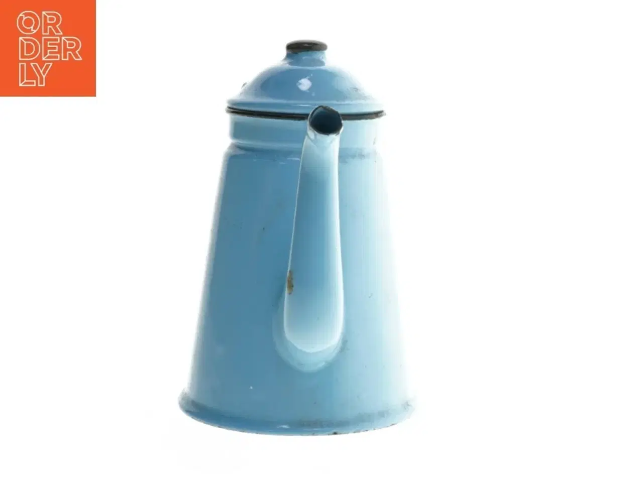 Billede 2 - Blå vintage kaffekande (str. 18 cm)