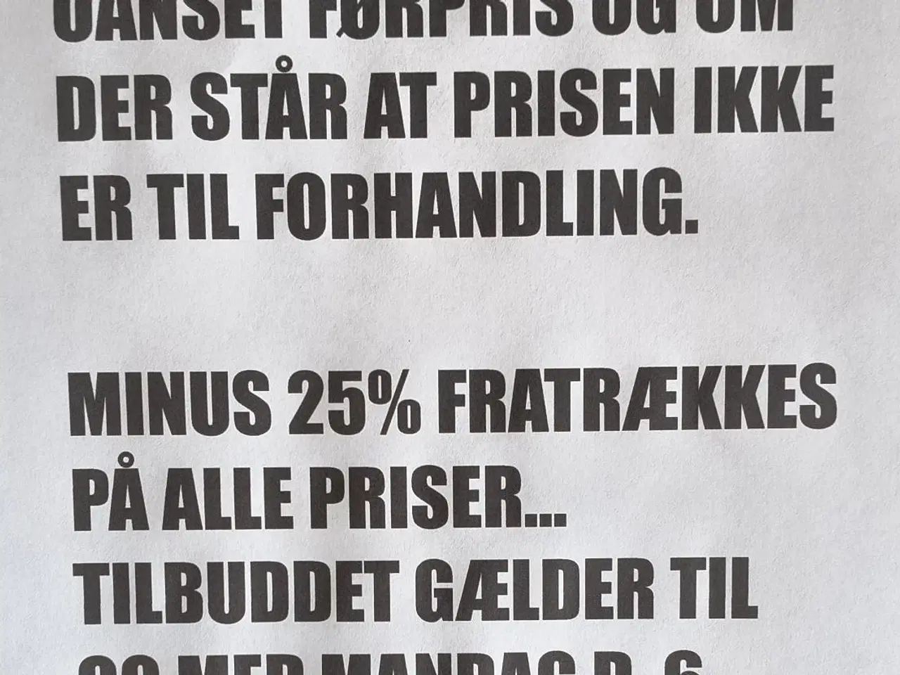 Billede 1 - PÅSKE TILBUD MINUS 25%