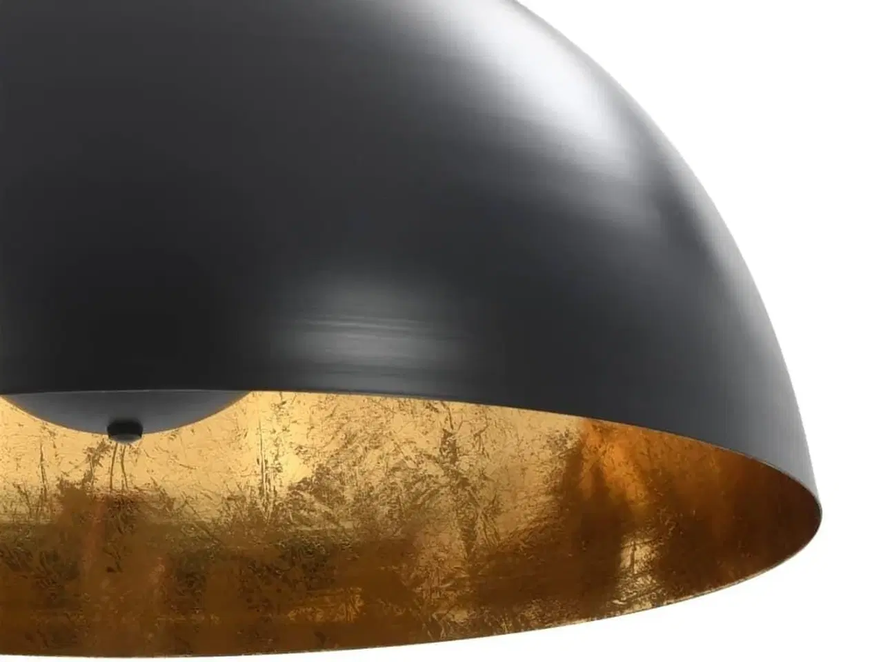 Billede 7 - Loftslamper 2 stk. halvkugle 50 cm E27 sort og guldfarvet