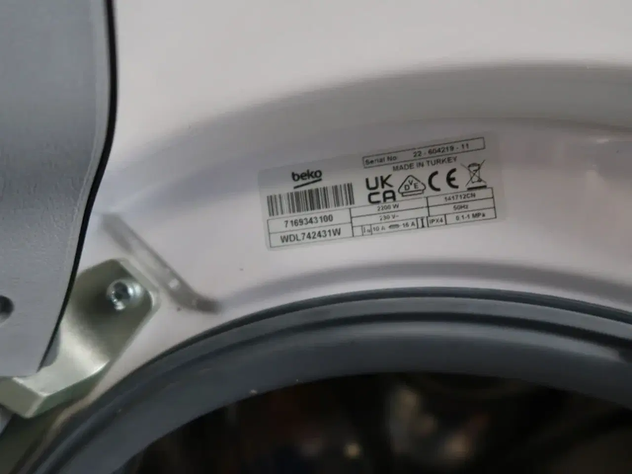 Billede 4 - Vaskemaskine/tørretumbler BEKO WDL742431W