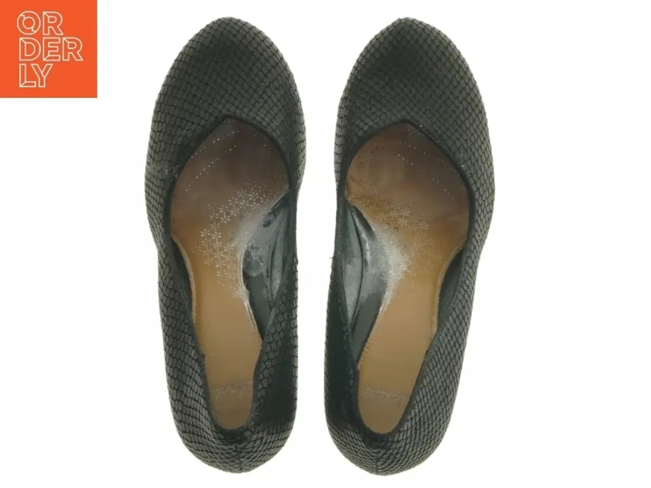 Billede 9 - Sorte sko med høje hæle fra Clarks (str. 4,5)