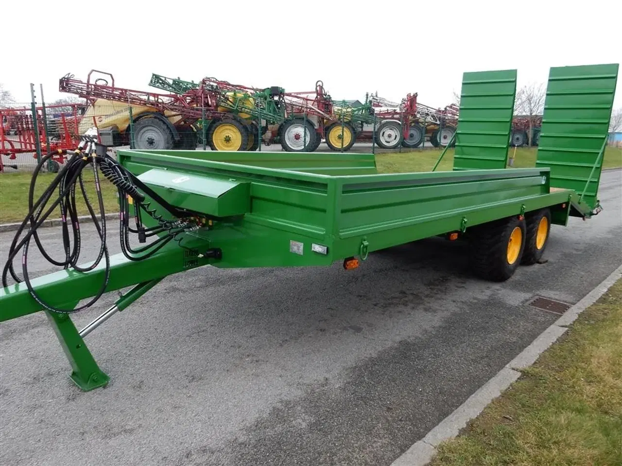 Billede 20 - Tinaz 12 tons maskintrailer med 30 cm sider