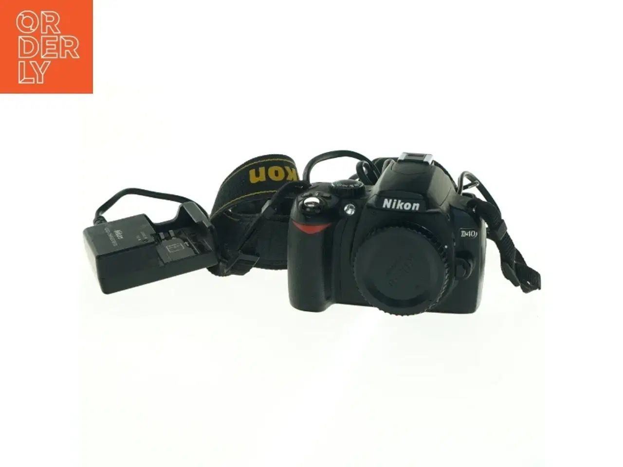 Billede 1 - Nikon D40 digitalkamera med oplader fra Nikon (str. 12 x 7,5 cm)