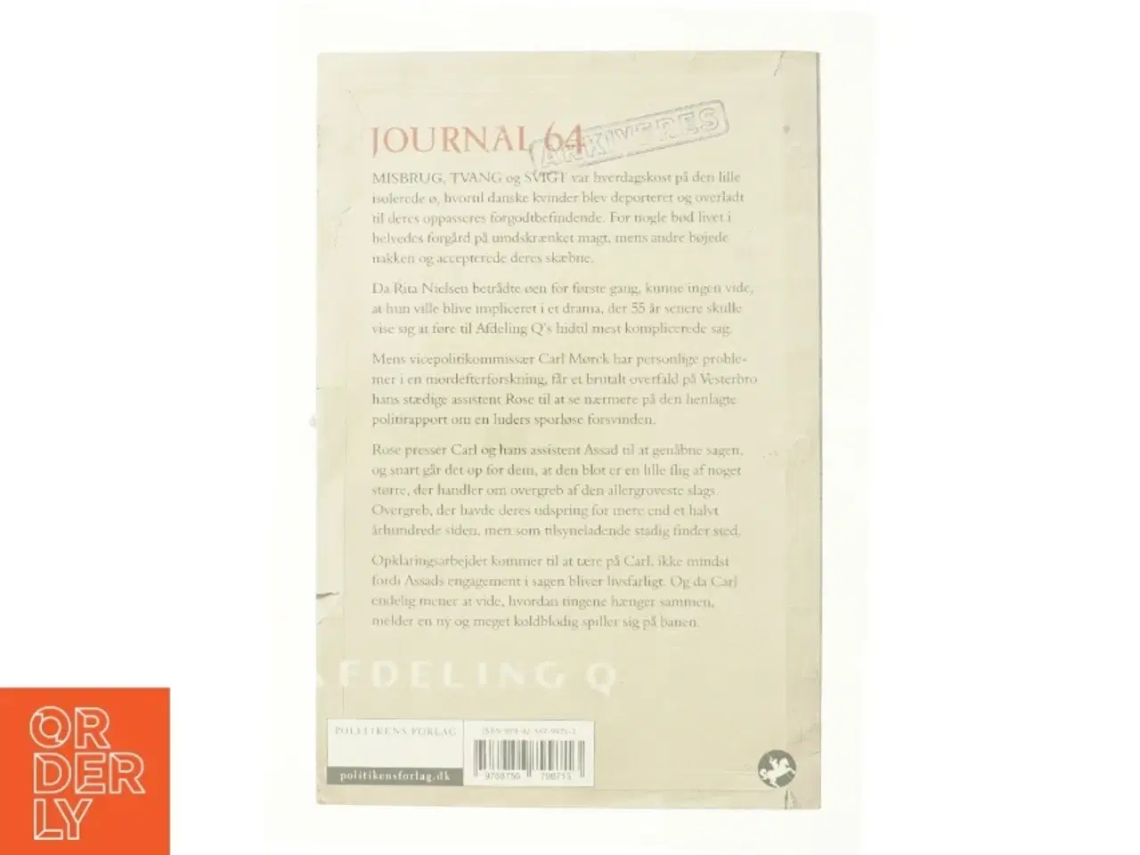 Billede 2 - Journal 64 af Jussi Adler-Olsen (Bog)