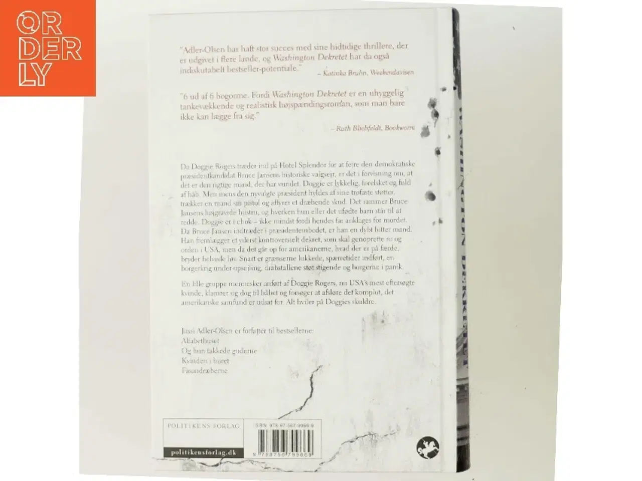 Billede 3 - Washington dekretet af Jussi Adler-Olsen (Bog)