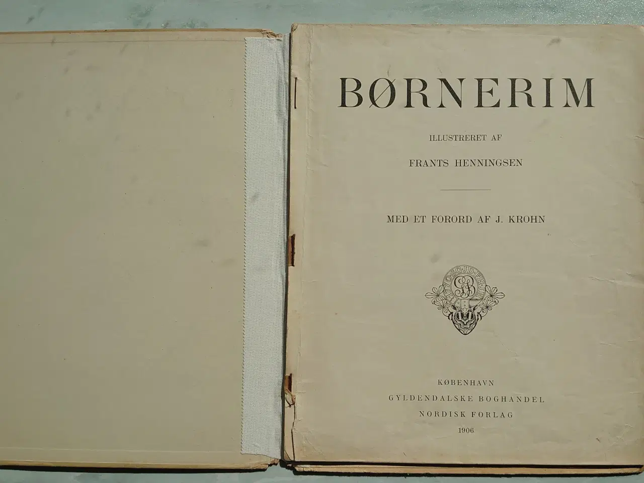 Billede 2 - Børnerim: ill. Frants Henningsen. 1. udg. 1906