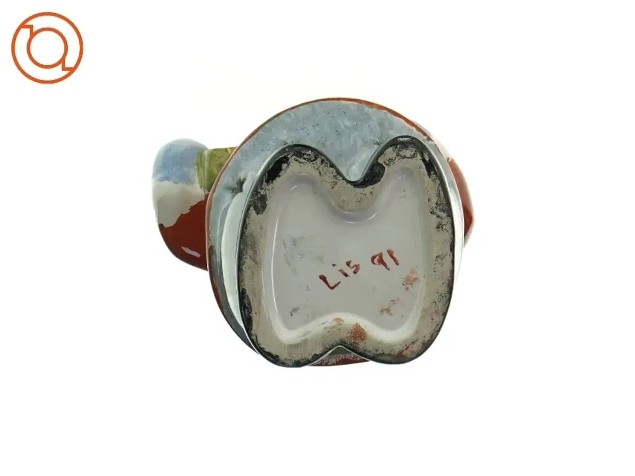 Billede 3 - Dekorativ julemandsfigur med lys (str. LB:23x7cm)