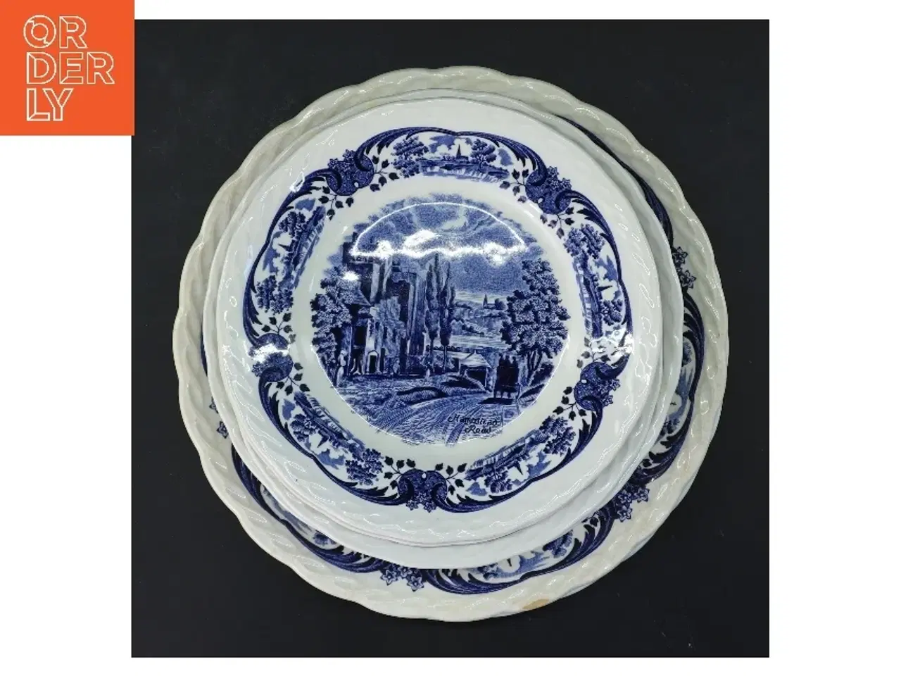 Billede 2 - Sæt af 6 vintage tallerkener fra W.H. Grindley & Co Ltd (str. 6 stk Ø 18 & 19,5 & 23,5 cm)