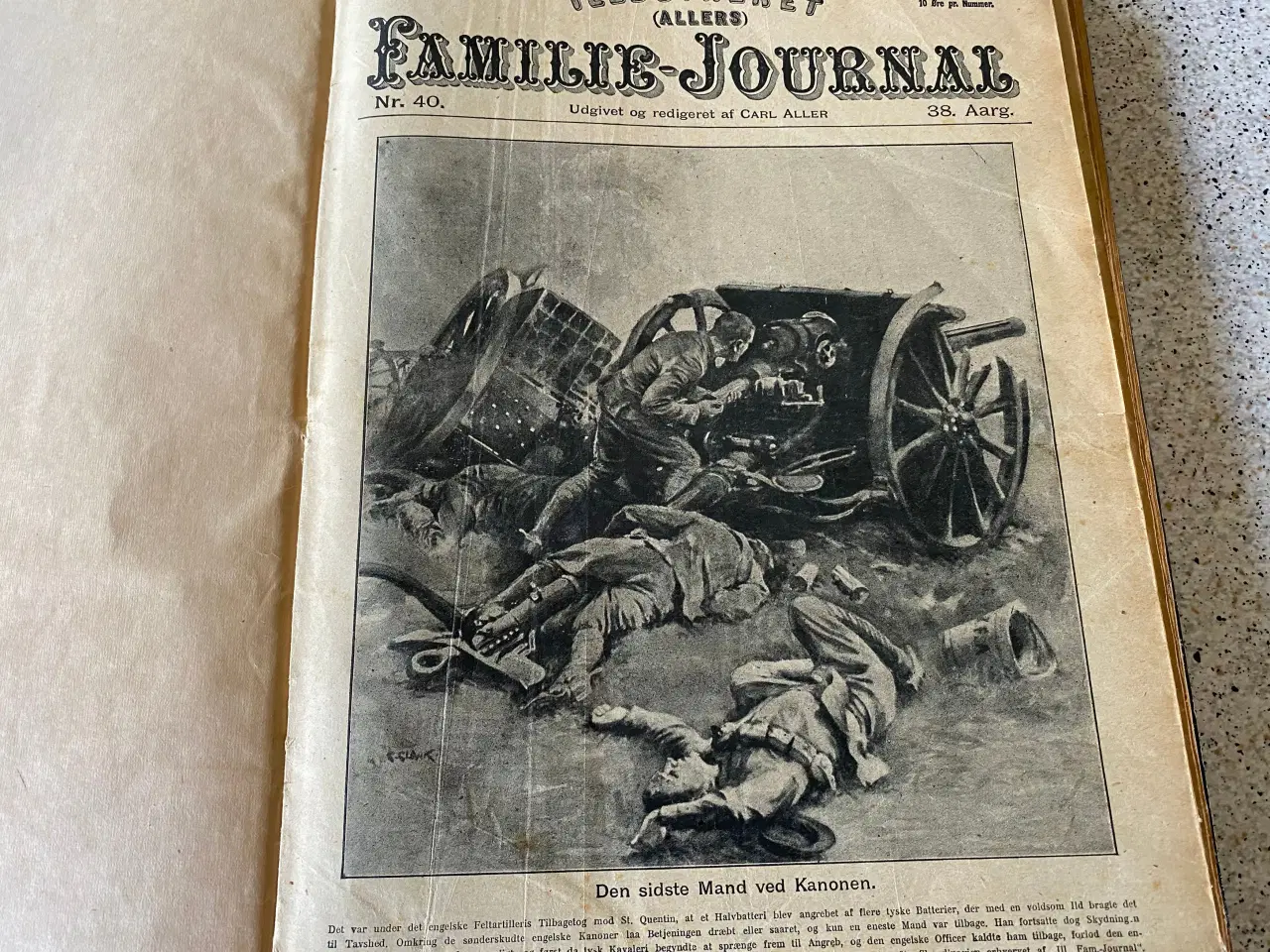 Billede 5 - Antik samlebøger 4 stk - Familie Journalen 1914