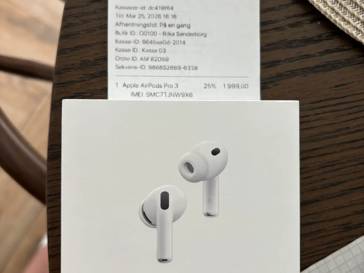 Billede 1 - AirPods Pro 3 – Uåbnet + Kvittering