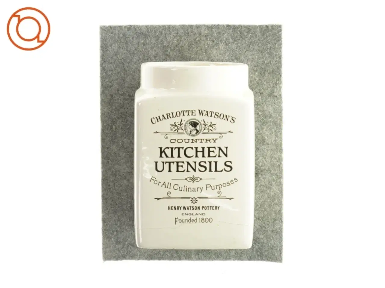 Billede 1 - Kitchen utensils krukke fra Henry Watson (str. 11 x 11 x 18cm) The Charlotte Watson Country Collection in Cream