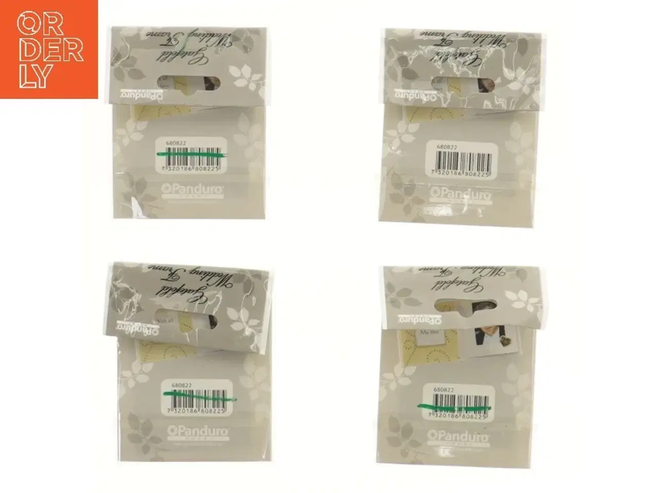 Billede 2 - Fire gatefold bryllupsrammer fra Panduro (str. 7x5,5 cm)