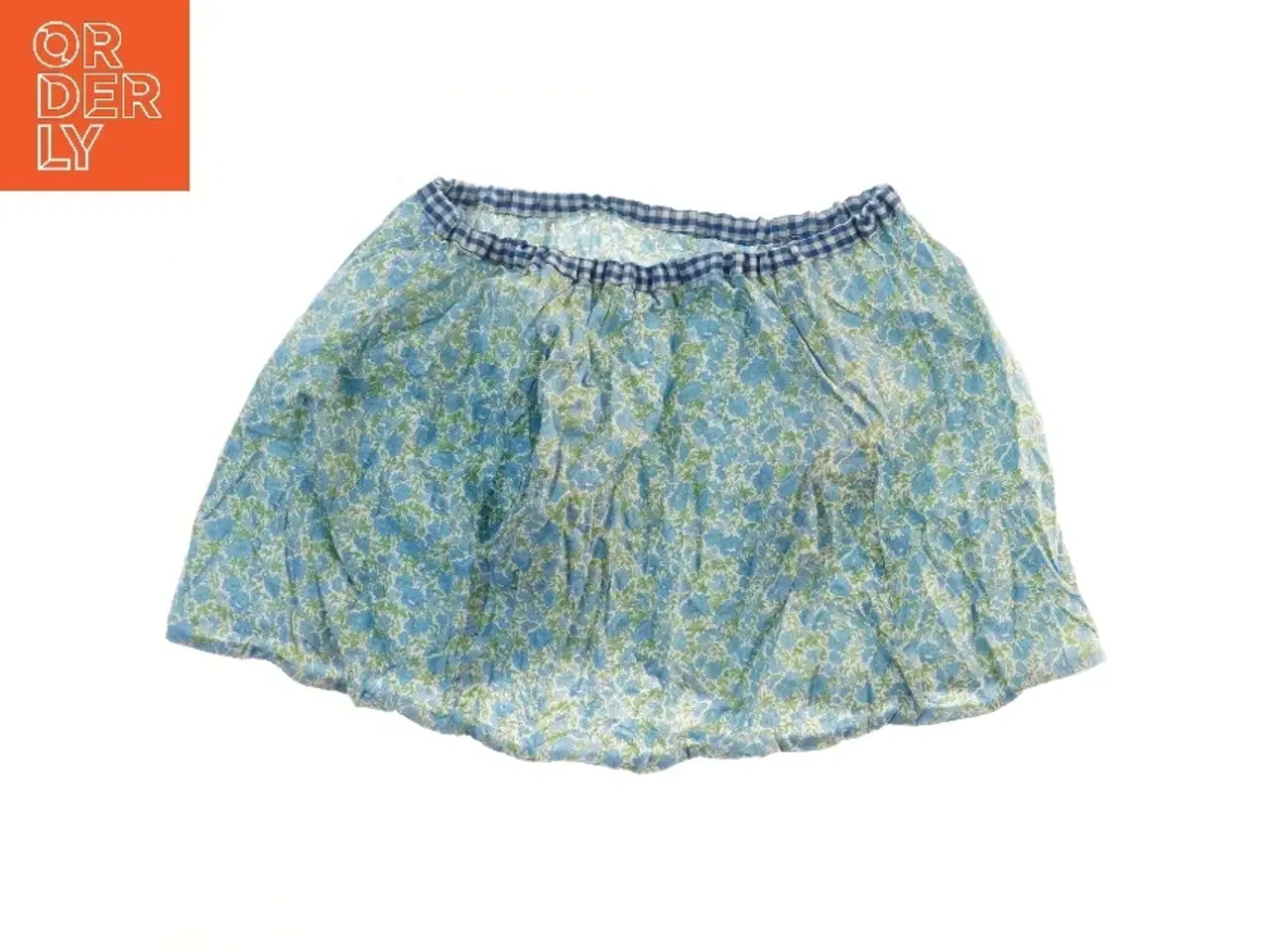 Billede 1 - Blomstret nederdel (str.  27x29 cm)